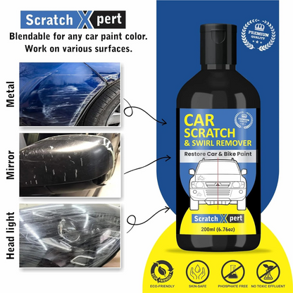 Car And Bike Scratch & Swirl Remover - Scratches gone Shine on