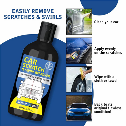 Car And Bike Scratch & Swirl Remover - Scratches gone Shine on