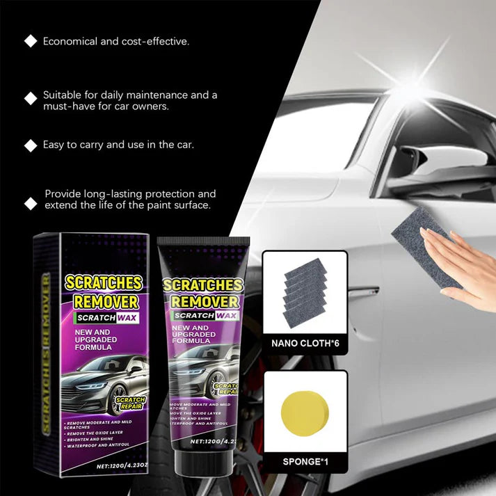 Car Scratch Repair Wax with Nano Cloth