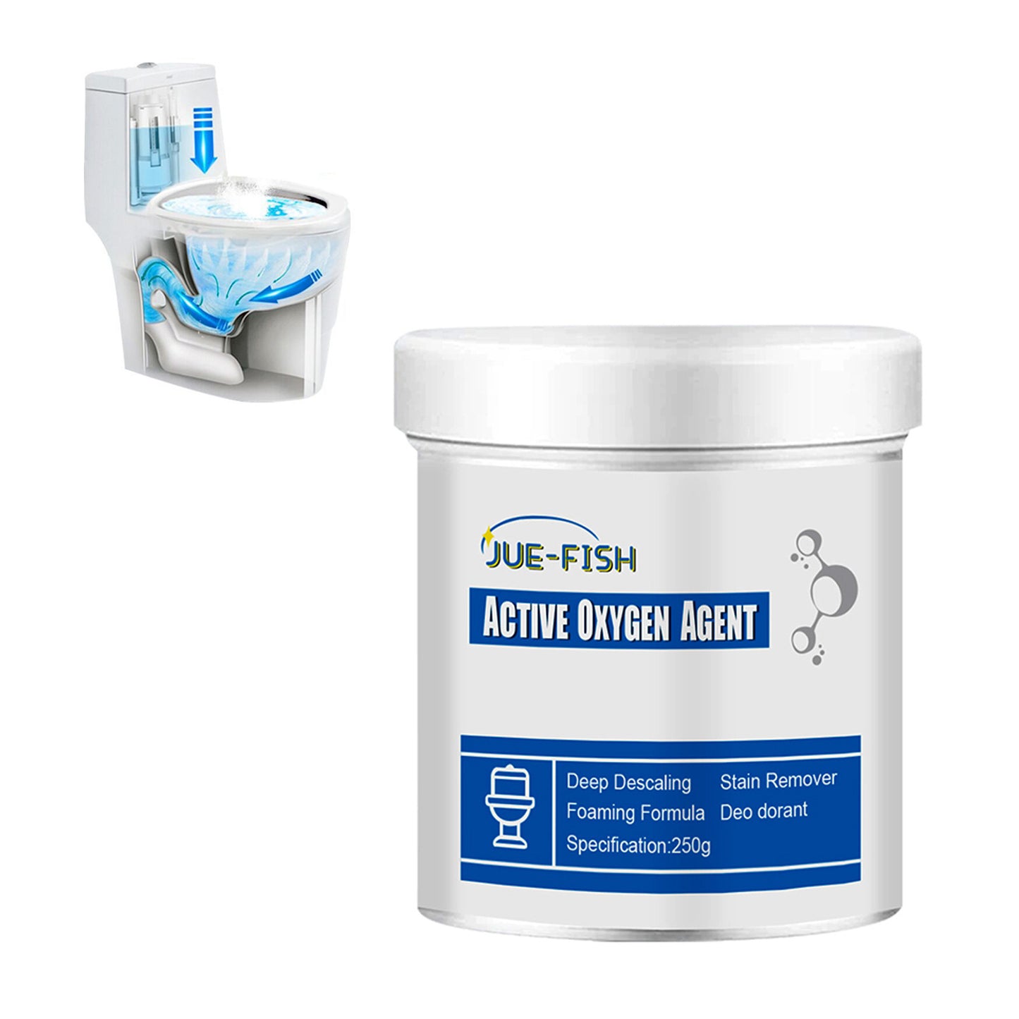 Toilet Active Oxygen  Agent - Deep Clean  Fresh Scent